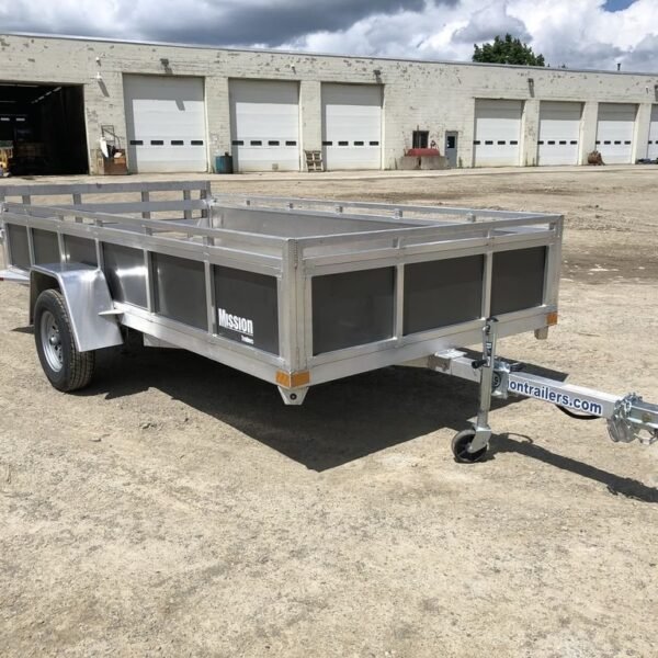 2022 Mission Trailers 6x12 Aluminum Open Utility w/Integrated Rear Ramp
