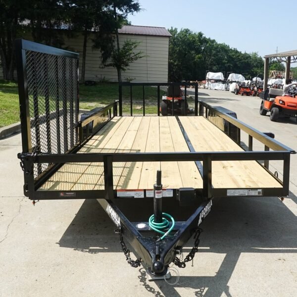 7x20 Dovetail Utility Trailer with Side Gate (2) 3,500lb Axles