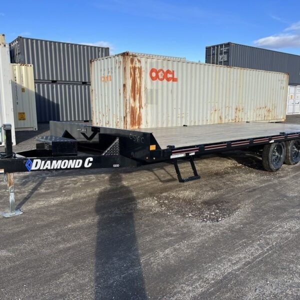 2024 Diamond C 8.5x22 7K Deckover Trailer w/Slide-In Ramps
