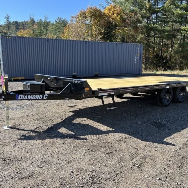 2024 Diamond C 8.5x20 7K Deckover Trailer w/Slide-In Ramps