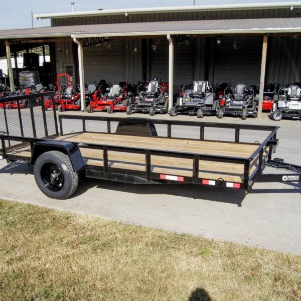 7x14 Dovetail Utility Trailer 3,500lb Axle with Brake