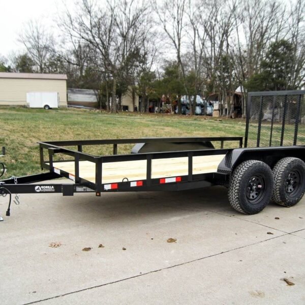 6.4x14 Straight Deck Off Road ATV/UTV Utility Trailer (2) 3,500lb Axles